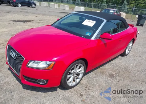 2012 Audi A5 2.0T Premium from USA, damaged, VIN WAUCFAFH9CN001876
